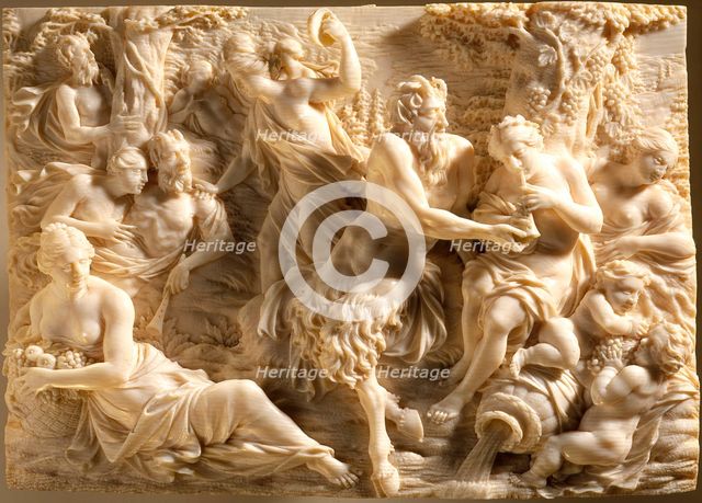Pan and Nymphs, between c.1690 and c.1695. Creator: Ignaz Elhafen.