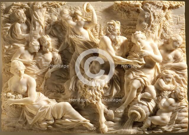 Pan and Nymphs, between c.1690 and c.1695. Creator: Ignaz Elhafen.