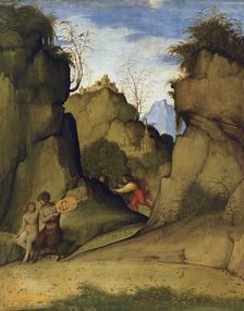 Pan and Syrinx, 1510. Creator: Giovanni Agostino da Lodi