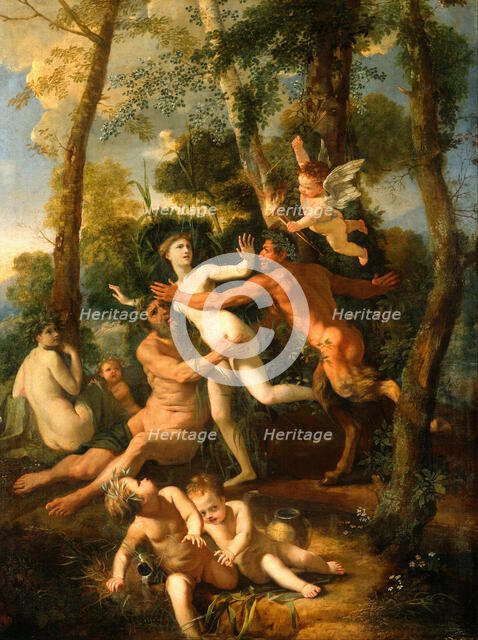 Pan and Syrinx, 1637. Artist: Poussin, Nicolas (1594-1665)