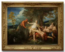 Pan and Syrinx, 1720. Creator: Jean François de Troy (French, 1679-1752)