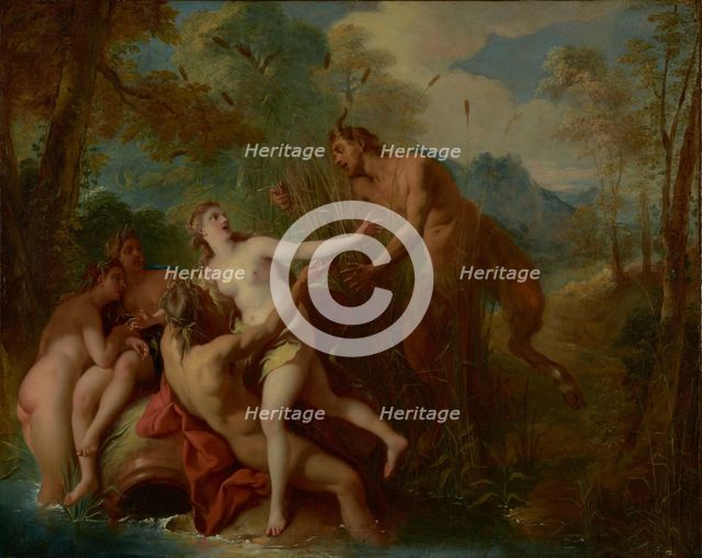 Pan and Syrinx, 1722-1724. Creator: Jean Francois de Troy.