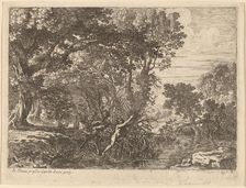 Pan and Syrinx. Creator: Herman van Swanevelt