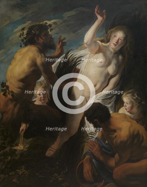 Pan and Syrinx. Artist: Jordaens, Jacob (1593-1678)