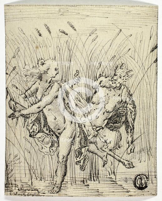 Pan and Syrinx, n.d. Creator: Unknown.