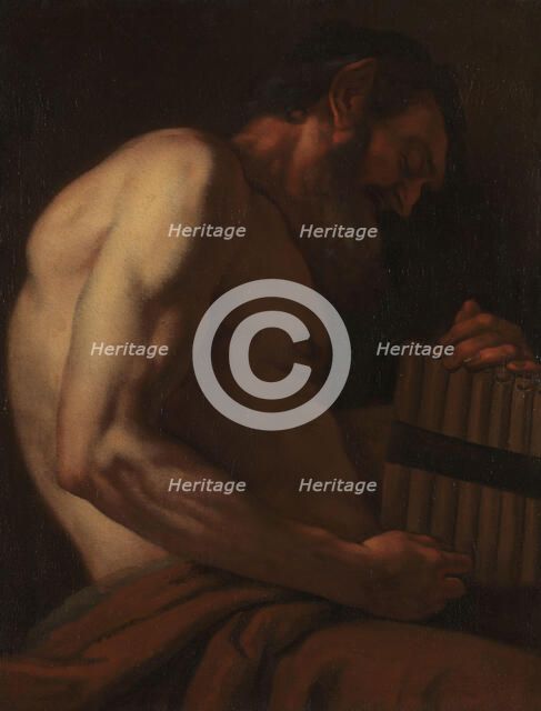 Pan and Syrinx, probably between 1660 and 1690. Creator: Workshop of Johann Carl Loth.