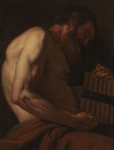Pan and Syrinx, probably between 1660 and 1690. Creator: Workshop of Johann Carl Loth