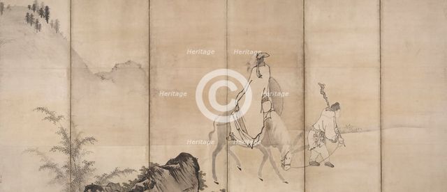 Pan Lang (Han Ro), early 1600s. Creator: Unkoku T?gan (Japanese, 1547-1618).
