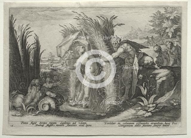 Pan Pursuing Syrinx, c. 1589. Creator: Unknown.