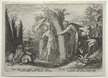 Pan Pursuing Syrinx, c. 1589. Creator: Unknown
