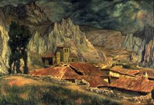 Pancorbo 1917. Creator: Ignacio Zuloaga