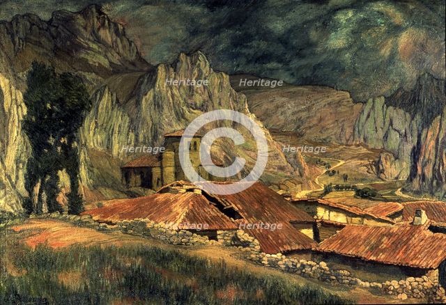 'Pancorbo', 1917. Creator: Ignacio Zuloaga.