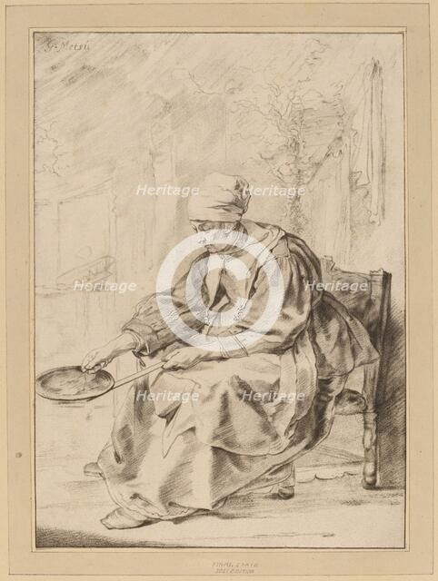 Pancake Woman, 1768. Creator: Johannes Kornlein.