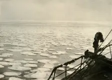 Pancake Ice in the Ross Sea c1908, (1909)