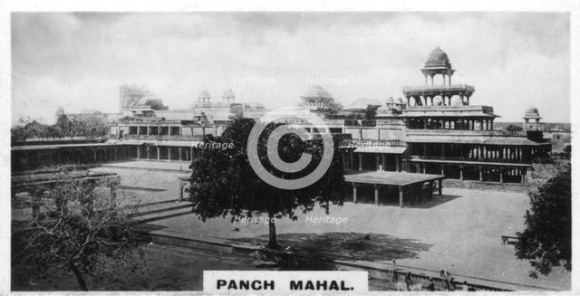 Panch Mahal, Fatehpur Sikri, Agra, India, c1925. Artist: Unknown