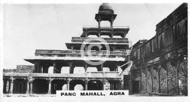 Panch Mahal, Fatehpur Sikri, Agra, India, c1925. Artist: Unknown