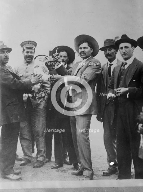 Pancho Villa, Raoul Madero, 1914. Creator: Bain News Service.