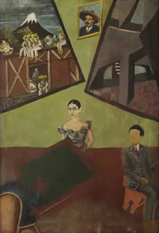 Pancho Villa y la Adelita, c1927. Creator: Kahlo, Frida (1907-1954)