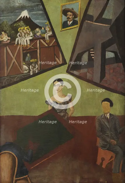 Pancho Villa y la Adelita, c1927. Creator: Kahlo, Frida (1907-1954).