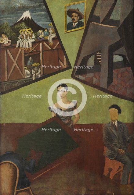Pancho Villa y la Adelita, c1927. Creator: Kahlo, Frida (1907-1954).