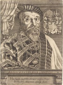 Pancraz von Freyberg Hohenschau, 1553. Creator: Hans Sebald Lautensack