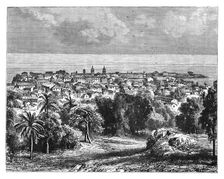 Panama City from Mount Ancon, c1890