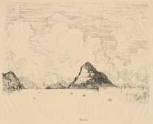 Panama: Entrance to the Canal from the Pacific, 1912. Creator: Joseph Pennell (American, 1857-1926)