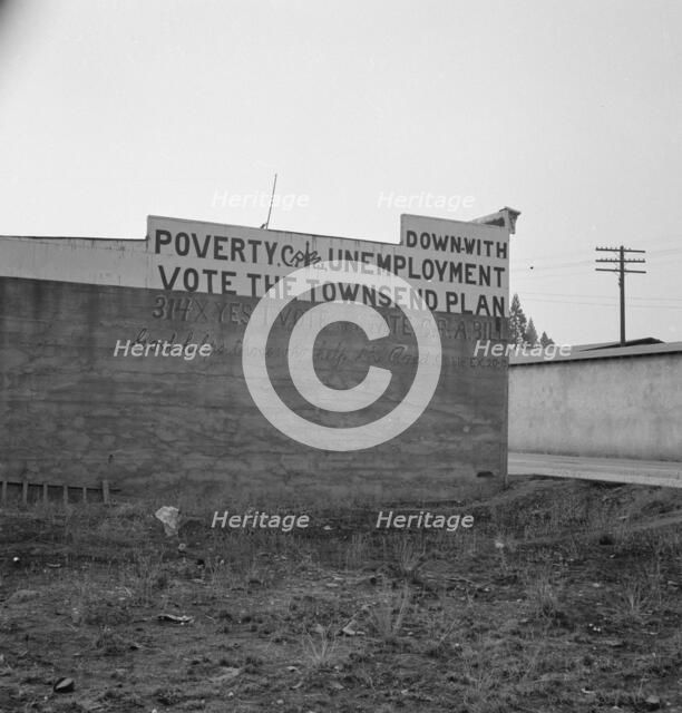 'Panaceas for poor people', Salem, Oregon, 1939. Creator: Dorothea Lange.