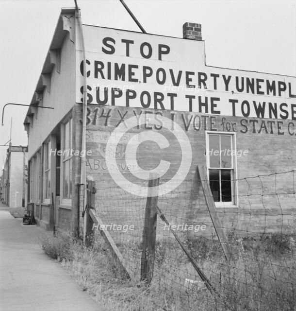 'Panaceas for poor people', Salem, Oregon, 1939. Creator: Dorothea Lange.