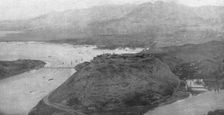 'Panarama de Scutari d'Albanie. -- Au premier plan, la vieille citadelle. 1916. Creator: Unknown