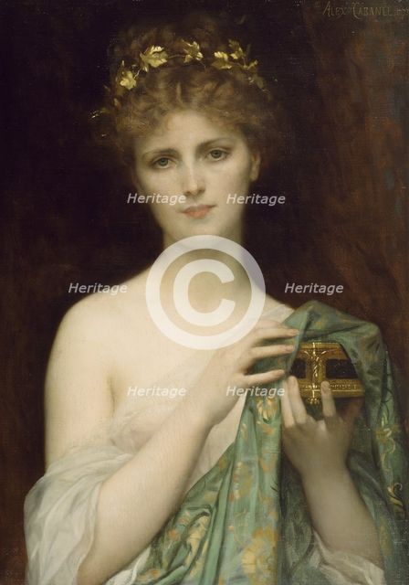 Pandora, 1873. Creator: Alexandre Cabanel.