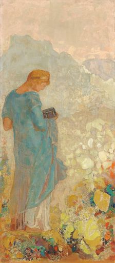 Pandora, 1910/1912. Creator: Odilon Redon
