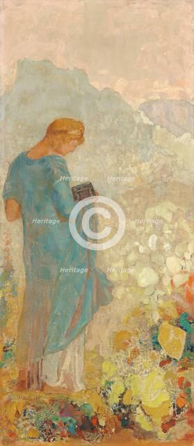 Pandora, 1910/1912. Creator: Odilon Redon.