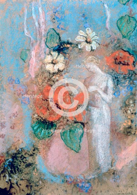 'Pandora', c1860-1916. Artist: Odilon Redon