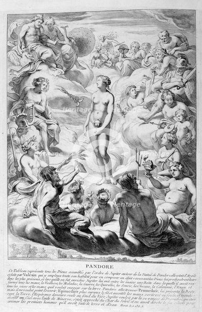 Pandora's Box, 1655. Creator: Unknown.