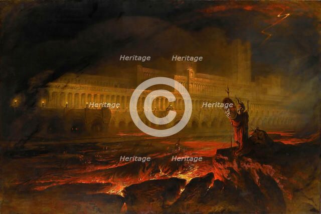 Pandemonium. Artist: Martin, John (1789-1854)