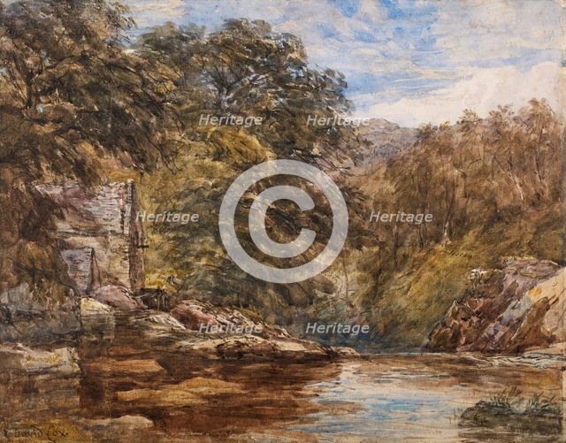 Pandy Mill, Bettws-y-Coed, 1840-1856. Creator: David Cox the Elder.