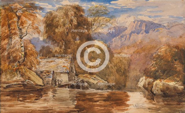Pandy Mill, North Wales, c1820s. Creator: David Cox the Elder.