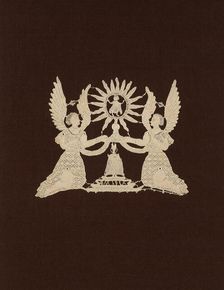 Panel (Center Motif For a Liturgical Piece), Europe, 1775/1800. Creator: Unknown