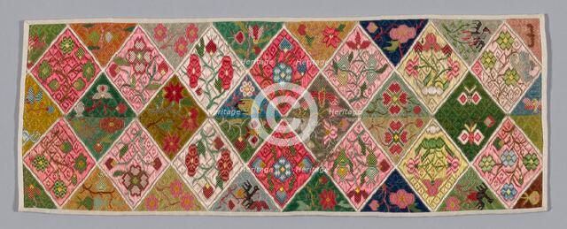 Panel, China, Qing dynasty (1644-1911), 1875/1900. Creator: Unknown.