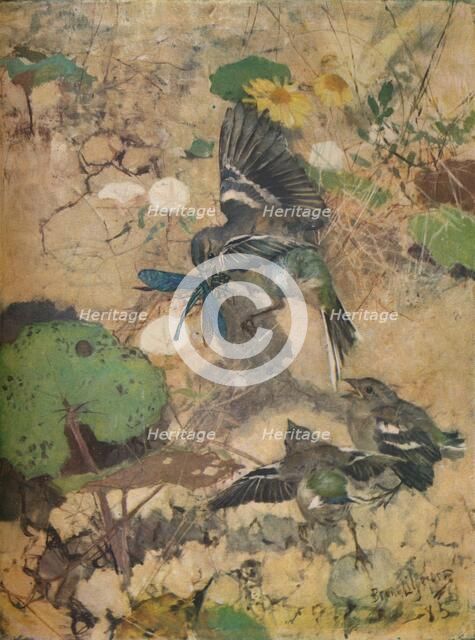 'Panel by Bruno Liljefors', c1924.  Artist: Bruno Liljefors.