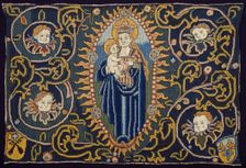 Panel Depicting Madonna and Child, Switzerland, 16th century. Creator: Unknown