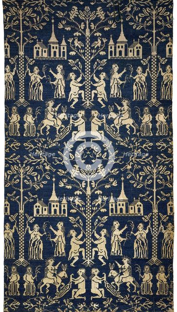 Panel (Depicting Christ Entering Jerusalem), Denmark, 17th century. Creator: Unknown.