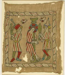 Panel depicting Flagellation, German, 14th century. Creator: Unknown