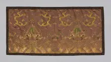 Panel (Dress Fabric), China, 1880/90, Qing dynasty(1644-1911). Creator: Unknown