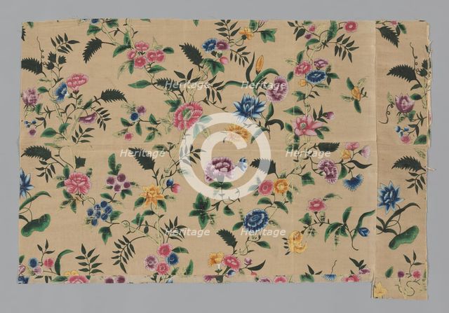 Panel (Dress Fabric), China, 18th century, Qing dynasty (1644-1911). Creator: Unknown.