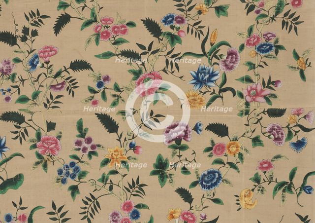Panel (Dress Fabric), China, 18th century, Qing dynasty (1644-1911). Creator: Unknown.