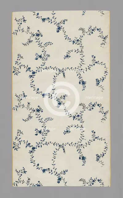 Panel (Dress Fabric), China, Qing dynasty (1644-1911), 1750/75. Creator: Unknown.