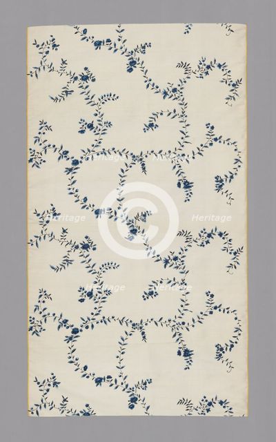 Panel (Dress Fabric), China, Qing dynasty (1644-1911), 1750/75. Creator: Unknown.