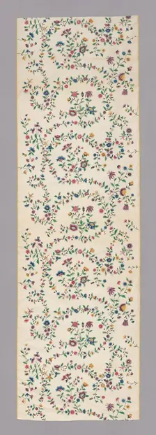 Panel (Dress Fabric), China, Qing dynasty (1644-1911), 1750/75. Creator: Unknown